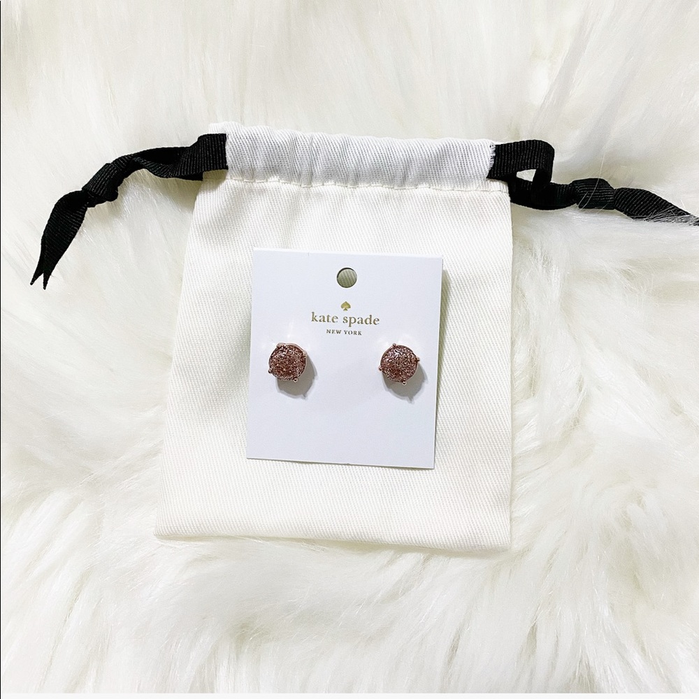 Kate Spade || Glitter Gumdrop Stud Earrings